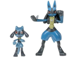 Pokémon Select Action Figures 2-Pack Evolution Riolu, Lucario