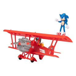 Sonic The Hedgehog Action Figures Sonic The Movie 2 Sonic & Tails in Plane 6 cm