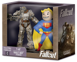 Fallout Mini Figurki 2-Pak C T-60 and Vault Boy (Power) 7 cm