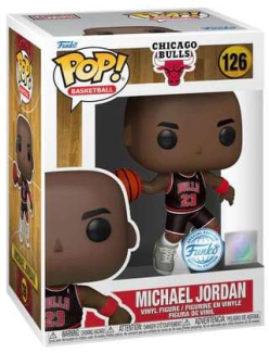NBA Legends POP! Bulls- Michael Jordan w/Jordans (Blk Pinstripe Jersey) 9 cm nr 126
