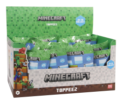 MINECRAFT S1 3D TOPPEZ 1 SZT - BLIND PACK (DISPLAY 12 SZT.)