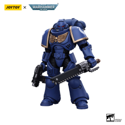 Warhammer 40k Action Figure 1/18 Space Marines Ultramarines Outriders Brother Catonus 14 cm