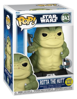 Star Wars The Mandalorian and Grogu POP! Rotta the Hutt (Glow) 9 cm nr 843
