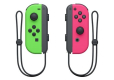 Komplet kontrolerów Joy-Con Prawy Lewy Neon Green Pink