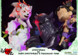 Okamiden Statua Chibiterasu vs. Dark Chibiterasu and Possessed Kuni 33 cm