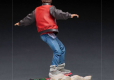 Back to the Future II Art Scale Statue 1/10 Marty McFly on Hoverboard 22 cm