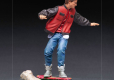 Back to the Future II Art Scale Statue 1/10 Marty McFly on Hoverboard 22 cm