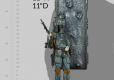 Star Wars Premium Format Statue Boba Fett and Han Solo in Carbonite 70 cm