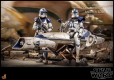 Star Wars The Clone Wars Action Figure 1/6 Commander Appo & BARC Speeder 30 cm