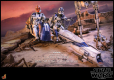 Star Wars The Clone Wars Action Figure 1/6 Heavy Weapons Clone Trooper & BARC Speeder with Sidecar 30 cm