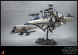 Star Wars The Clone Wars Action Figure 1/6 Heavy Weapons Clone Trooper & BARC Speeder with Sidecar 30 cm