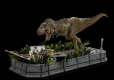 Jurassic Park Demi Art Scale Statue 1/20 T-Rex attacks Donald Gennaro 30 cm