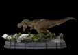 Jurassic Park Demi Art Scale Statue 1/20 T-Rex attacks Donald Gennaro 30 cm