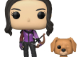 Hawkeye POP & Buddy Vinyl Figure Kate Bishop w/Lucky the Pizza Dog 9 cm nr. 1212