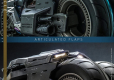 The Flash Movie Masterpiece Action Figure wih Vehicle 1/6 Batman & Batcycle Set 30 cm
