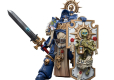 Warhammer 40k Action Figure 1/18 Ultramarines Primaris Captain with Relic Shield and Power Sword 12 cm