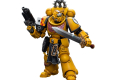 Warhammer 40k Action Figure 1/18 Imperial Fists Lieutenant with Power Sword 12 cm