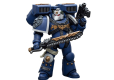 Warhammer 40k Action Figure 1/18 Ultramarines Vanguard Veteran with Chainsword and Bolt Pistol 12 cm