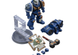 Warhammer 40k Action Figure 1/18 Ultramarines Vanguard Veteran with Thunder Hammer and Storm Shield 12 cm