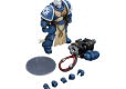 Warhammer 40k Action Figure 1/18 Ultramarines Sternguard Veteran with Heavy Bolter 12 cm