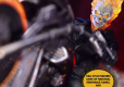 Ghost Rider Action Figure & Vehicle with Sound & Light Up 1/12 Ghost Rider & Hell Cycle
