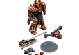 Warhammer 40k Action Figure 1/18 World Eaters Khorne Berzerker with Eviscerator Chainaxe 13 cm