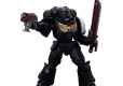 Warhammer 40k Action Figure 1/18 Space Marines Black Templars Outriders Brother Valtus 14 cm