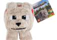 A Minecraft Movie Plush Figure Dennis the Wolf 20 cm